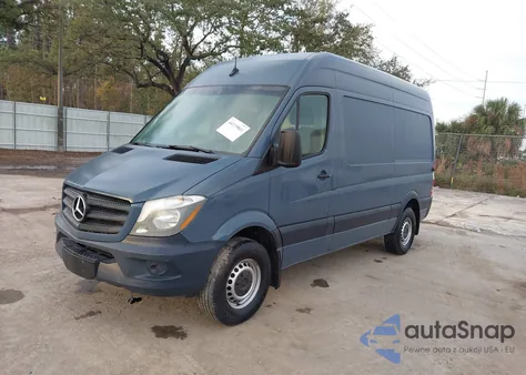 2018 Mercedes-Benz Sprinter 2500 Standard Roof V6 z USA, uszkodzony, nr VIN WD3PE7CD6JP643558